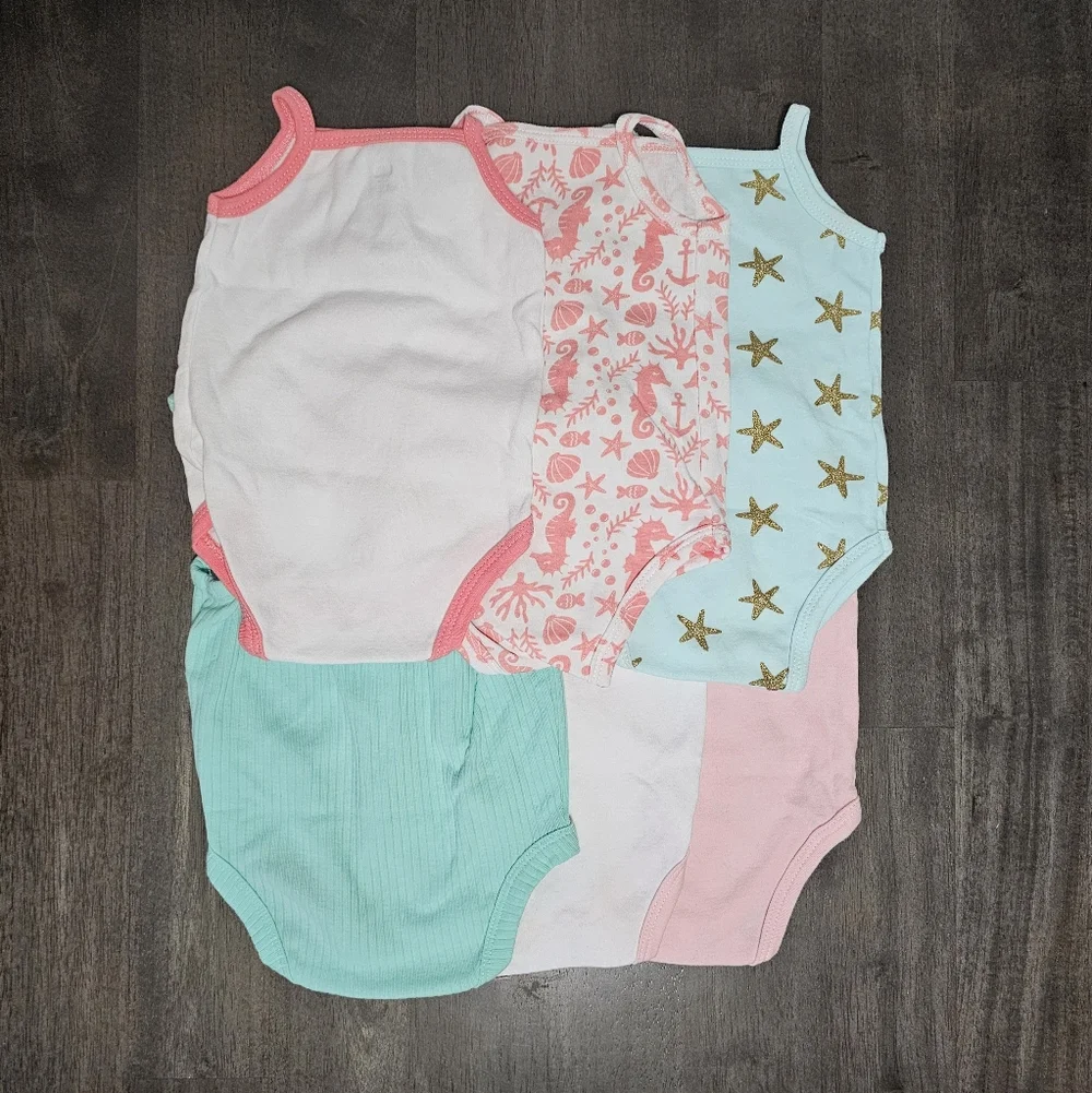 Sea, Ocean, Nautical Themed Baby Onesie Tanks